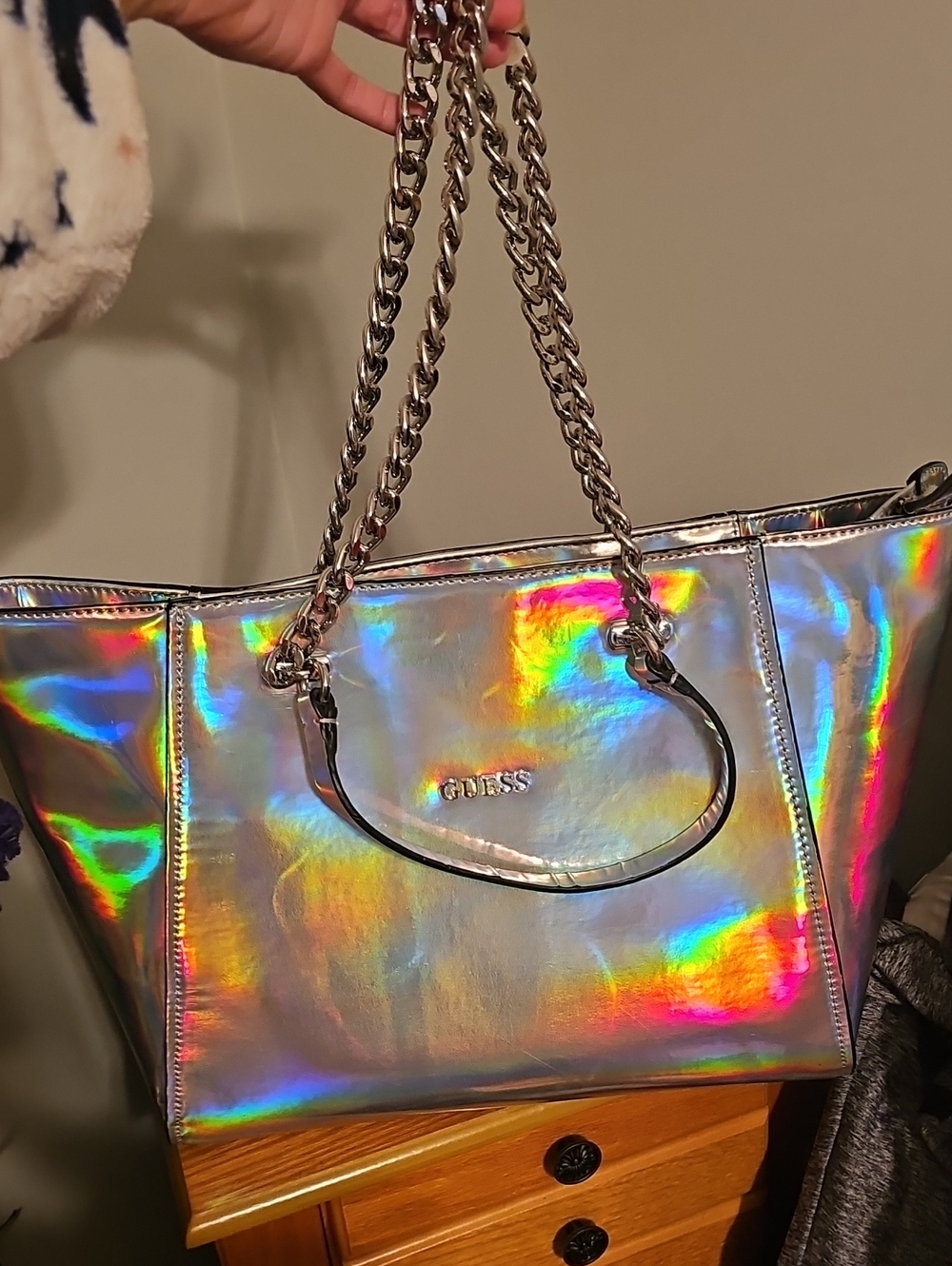 Guess Large Holographic Purse